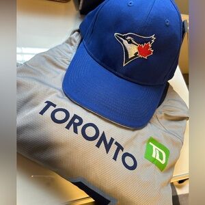 Blue Toronto Blue Jays Cap and Promo Jersey